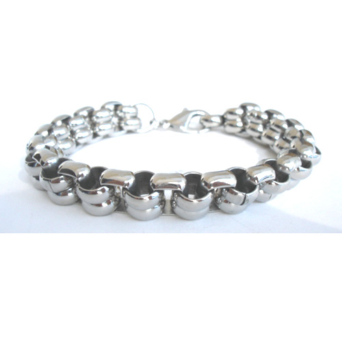 Titanium Cowboy Chain Bracelet